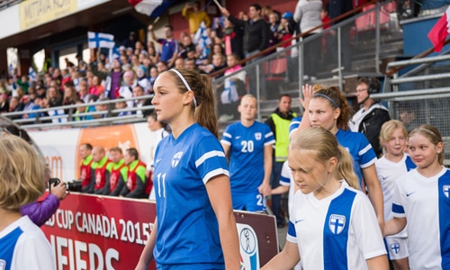 Naisten U23-maajoukkue kaatoi Tanskan