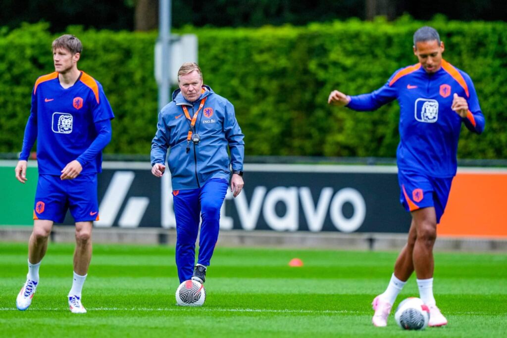 Wout Weghorst, Ronald Koeman, Virgil van Dijk, Hollanti