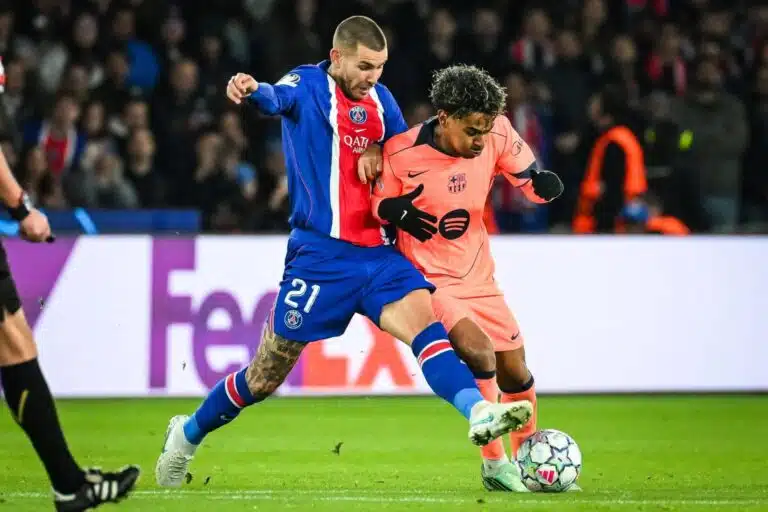 Lucas Hernandez ja Lamine Yamal